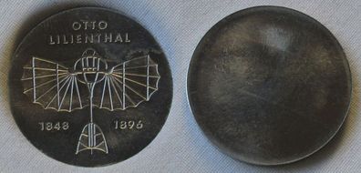 DDR Gedenk Münze 5 Mark Wilhelm Otto Lilienthal 1973 Aluminium Probe (144570)