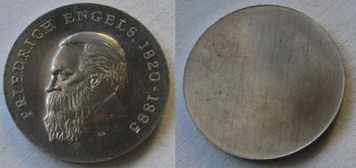 DDR Gedenk Münze 20 Mark Friedrich Engels 1970 Aluminium Probe (144561)