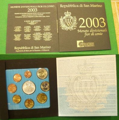 San Marino Original Euro KMS 2003 (BN2695)
