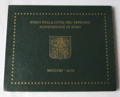 KMS Euro Kursmünzensatz Vatikan 2018 Papst Franziskus Stempelglanz (101838)