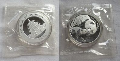 10 Yuan Silber Münze China 2004 Panda 1 Unze Silber (147001)