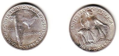 1/2 Dollar Silber Gedenk Münze USA 1935 in TOP (106674)