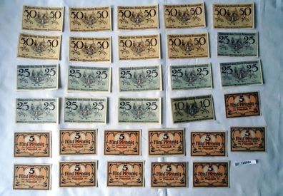 31 Banknoten Notgeld Stadt Fraustadt (Posen) um 1920 (125884)