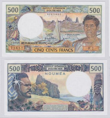 500 Francs Banknote New Caledonia 1985 Pick 60 e bankfrisch UNC (138212)