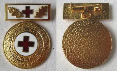 DDR Ehrenzeichen des DRK Deutschen Roten Kreuzes in Gold an Ehrenspange (152772)