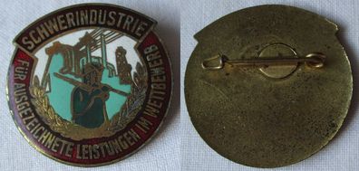 DDR Medaille für ausgezeichnete Leistungen im Wettbewerb Schwerindustrie(129020)