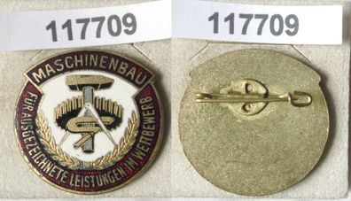 emaillierte DDR Medaille Maschinenbau (117709)