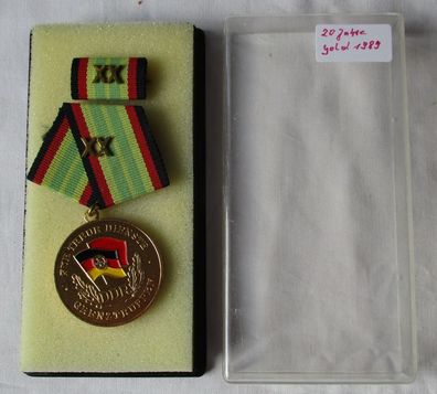 Medaille für treue Dienste in den Grenztruppen der DDR Gold f. 20 Jahre (153910)