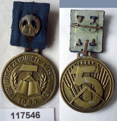 DDR Medaille des Berufswettbewerbs 1953 Gold (117546)