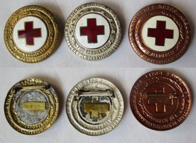 DDR DRK Deutsches Rotes Kreuz Ehrenzeichen in Bronze bis Gold (119302)