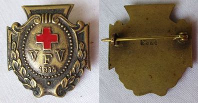 seltenes Kriegsdienstabzeichen Vaterländischer Frauenverein (VFV) 1914 (104332)