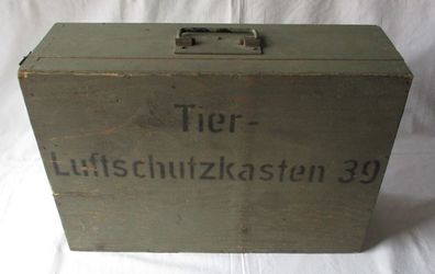 Tier-Luftschutzkasten 39 Inhalt 1942/43 Söhngen Wiesbaden 2. Weltkrieg (117862)