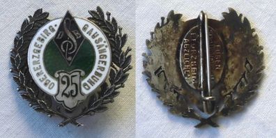 Mitgliedsabzeichen Silber 25 Jahre Obererzgebirg. Gausängerbund (DSB) (121869)