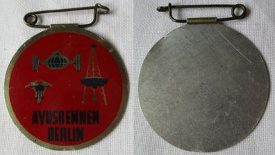 seltenes altes Aluminium Abzeichen Avusrennen Berlin aus Vorkriegszeit? (102311)