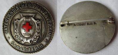 Mitgliedsabzeichen vaterländischer Frauenverein Samariterin Silber (107313)