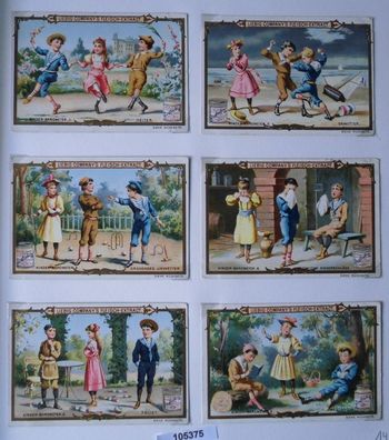 105375 Liebigbilder Serie Nr. 297 Kinder-Barometer 1895