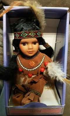 NEU Porzelan Puppe - Unikat - Limited Edition Cathy Collection - ca 20 cm - 4