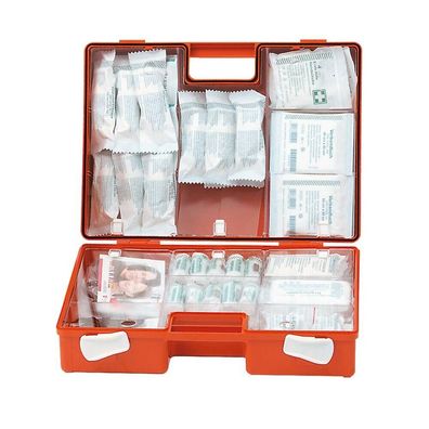 3 Erste-Hilfe-Koffer, Inhalt nach DIN 13157 + 1x Pflasterspender