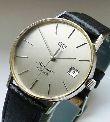 Seltene schöne Cito Monsieur Calendar - Hochwertige Herren Armbanduhr 90er Jahre