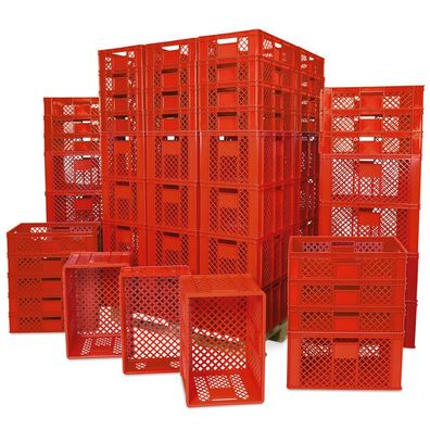 Eurobehälter / Bäckerkiste, 42x 600x400x150mm, 36x 600x400x320 mm, rot