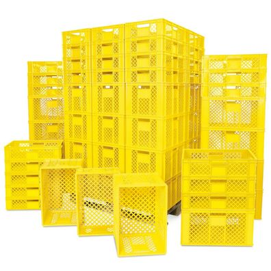 Eurobehälter/ Bäckerkiste, 42x LxBxH 600x400x150mm, 36x LxBxH 600x400x320 mm, gelb