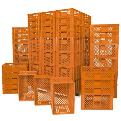 Eurobehälter / Bäckerkiste, 42x 600x400x150mm, 36x 600x400x320mm, orange