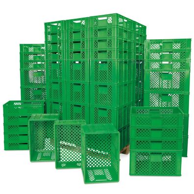 Eurobehälter / Bäckerkiste, 42x 600x400x150mm, 36x 600x400x320mm, grün