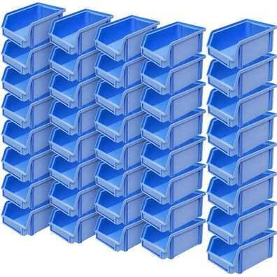 40 Sichtboxen "CLASSIC? FB 5, LxBxH 170/140 x 100 x 77 mm, 1 Liter, blau