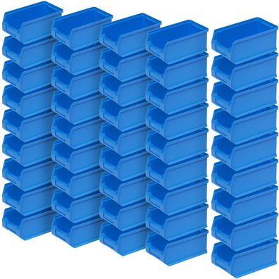 40 Sichtboxen "PROFI" LB 5, LxBxH 175 x 100 x 75 mm, 0,85 Liter, blau