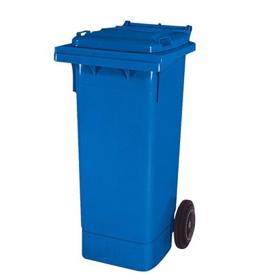 Mülltonne nach EN 840 und RAL-GZ 951/1, 80 Liter, blau, BxTxH 445 x 520 x 930 mm
