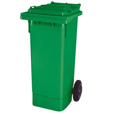 Mülltonne nach EN 840 und RAL-GZ 951/1, 80 Liter, grün, BxTxH 445 x 520 x 930 mm