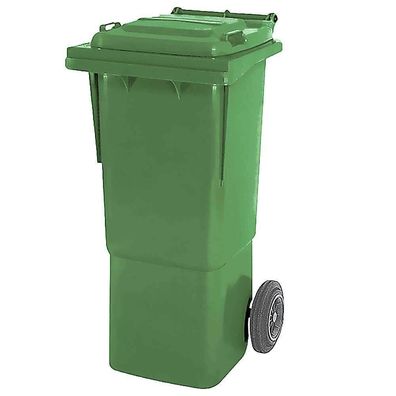 Mülltonne, Inhalt 60 Liter, grün, BxTxH 445x520x930 mm, hohe Ausführung