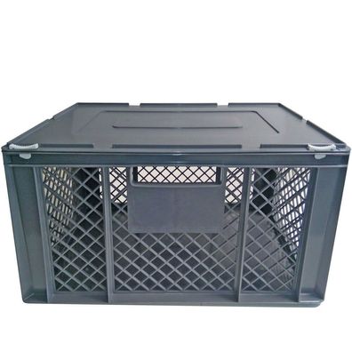 XL Transportbox für Kleintiere/ Katzen, LxBxH 600x400x320 mm, Boden geschlossen