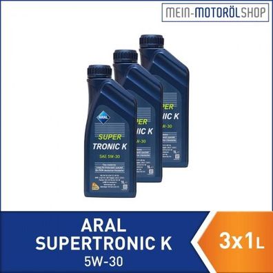 Aral SuperTronic K 5W-30 3x1 Liter