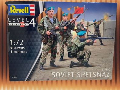 Revell Modellbausatz Soviet Spetsnaz 1980s Level 4, Maßstab 1:72, Nr.: 02533