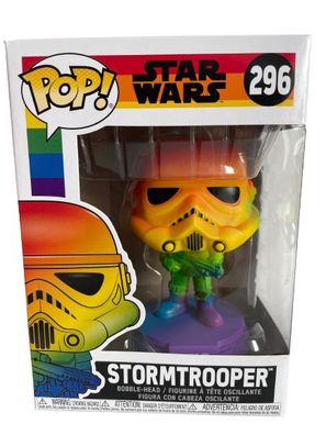 Funko Pop Star Wars 296 Rainbow Storm Trooper Gay Pride LGBTQ Neu