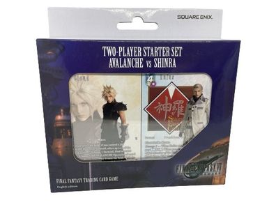 Final Fantasy Trading Card Game 2 Spieler Starter Set Avalanche VS Shinra Neu
