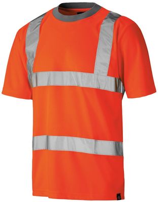 Dickies Unisex HighVis T-Shirt, Warnschutzshirt orange : -