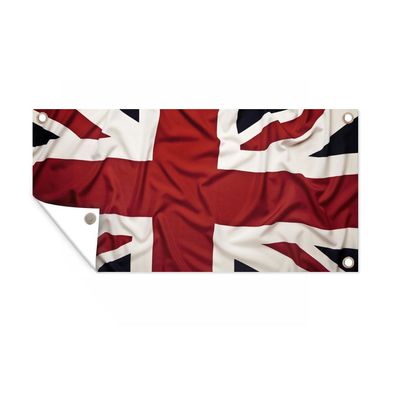 Gartenposter - Die Flagge Großbritanniens - 160x80 cm - Gartendeko