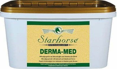 Starhorse Derma Med Pferde beim Fellwechsel Haut Juckreiz Pilze, Ekzem 3kg