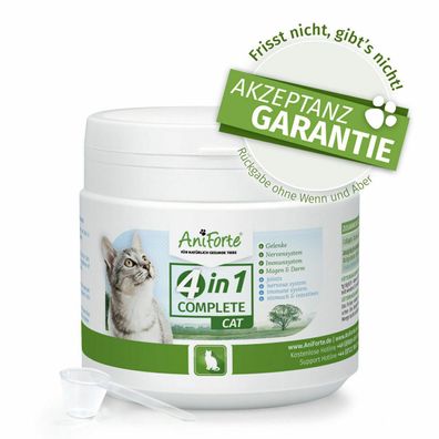 AniForte® 4in1 Cat Complete - Rundumversorgung für Katzen 60g Knochen, Sehnen
