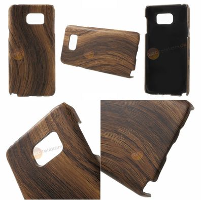 Holz Optik Hard Cover Schutzhülle für Samsung Galaxy Note 5