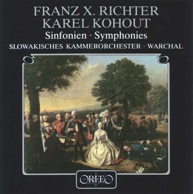 Franz Xaver Richter (1709-1789): Symphonien G-Dur, C-Dur, B-Dur (120 g) - Orfeo - ...