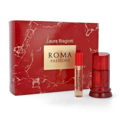 Laura Biagiotti Roma Passione Donna Geschenkset Edt 50 ml + Edt 15 ml