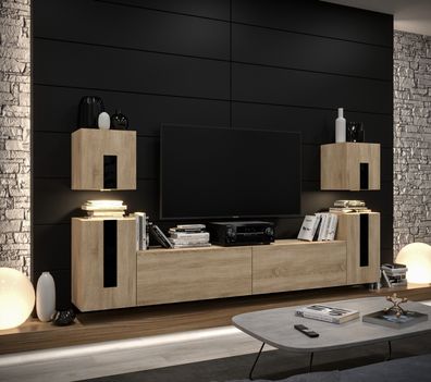 Future 83 Möbel für Wohnzimmer Wohnwand Mediawand Schrankwand Wohnschrank
