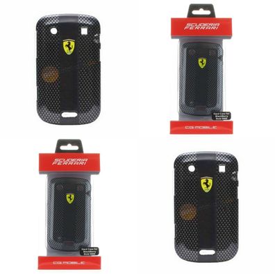 Original Ferrari Carbon Effect Hülle für BlackBerry Bold 9900 Tasche Etui Cover
