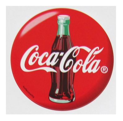 Coca Cola - runder Aufkleber 64 mm Durchmesser - Motiv A01