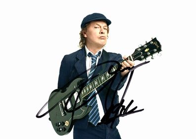Angus Young Autogramm AC/ DC