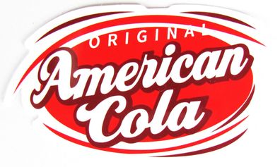 Original American Cola - Aufkleber - 8 x 5 cm