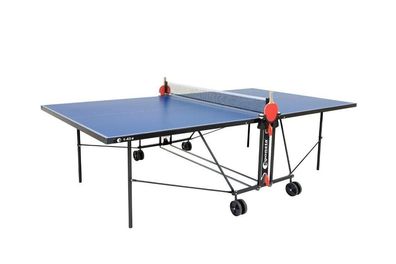 Sponeta Tischtennisplatte S 1-43 e Blau Outdoor wetterfest klappbar fahrbar